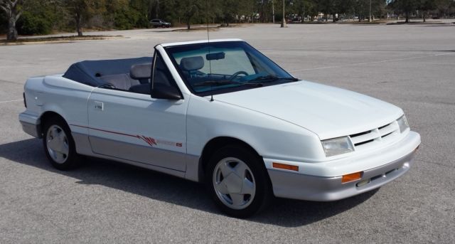 91 dodge shadow es convertible 3.0 v6