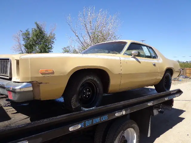 plymouth roadrunner 1974, 400 big block