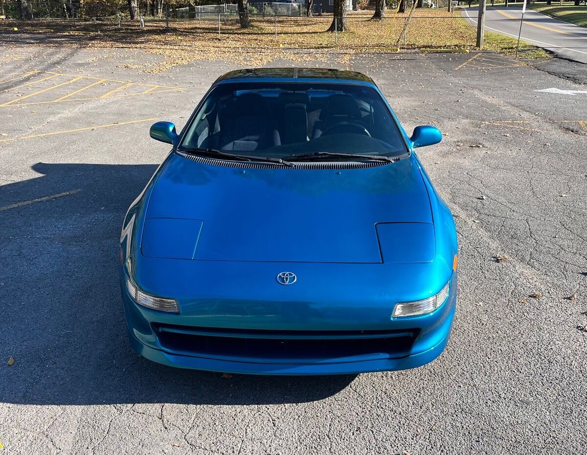 1993 toyota mr2 blue rwd manual turbo sport roof