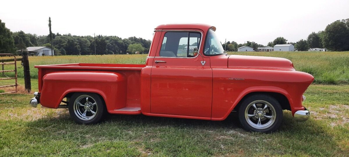 1955 chevrolet 3100 pick up complete professional frame off restoration pickup