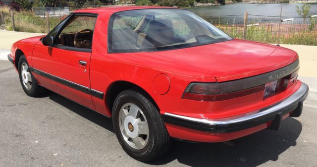 1989 buick reatta 42,823 miles v6 cylinder engine 3.8l/231 automatic