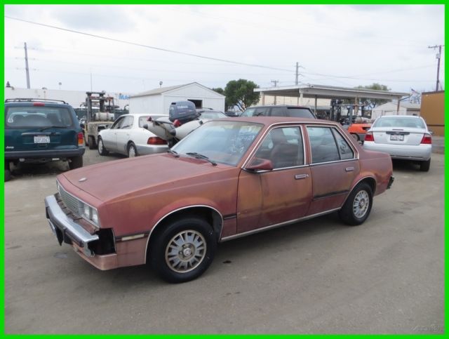 1984 cadillac cimarron used 2l i4 8v automatic no reserve