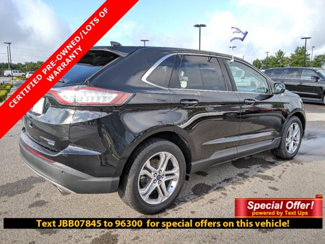 certified 2018 ford edge fwd titanium hattiesburg, ms 39402 for sale in hattiesburg, mississippi