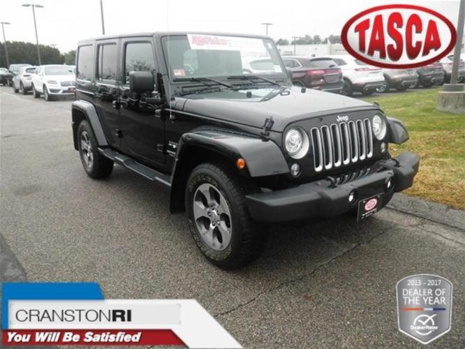 2017 jeep wrangler unlimited sahara 4x4 sahara 4dr suv for sale in cranston, rhode island
