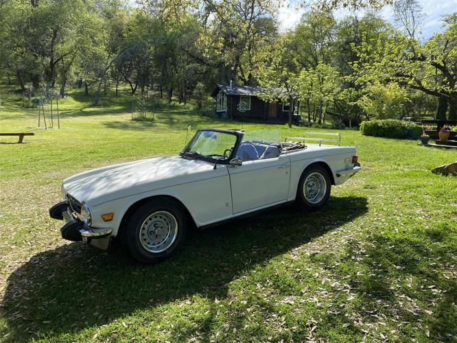 1974 triumph tr6 in penn valley, california