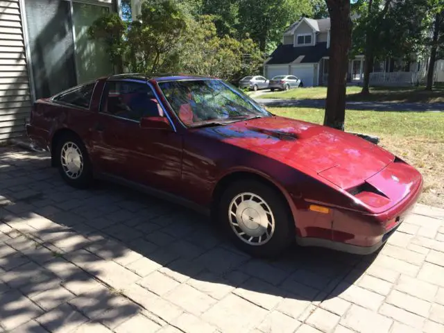 1987 nissan 300zx 2-door 3.0 maroon 70,000 original miles clean !!!