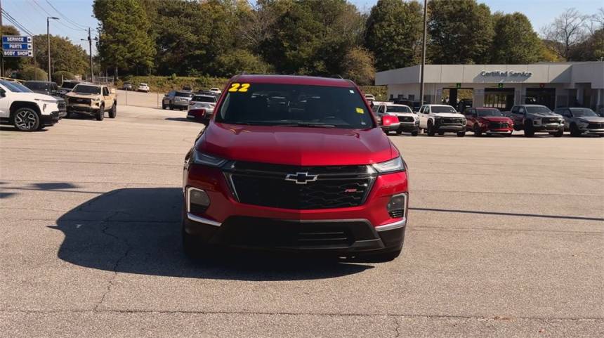 2022 chevrolet traverse rs