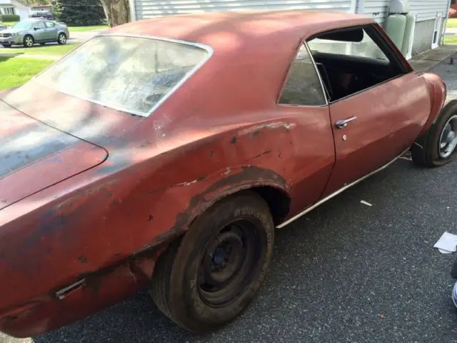 1968 camaro z28 no motor and trans project