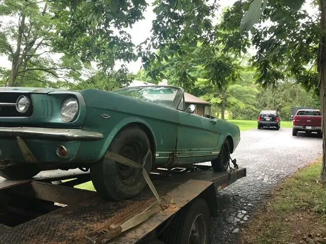 1966 ford mustang gt 'a' code convertible "real gt" barn find