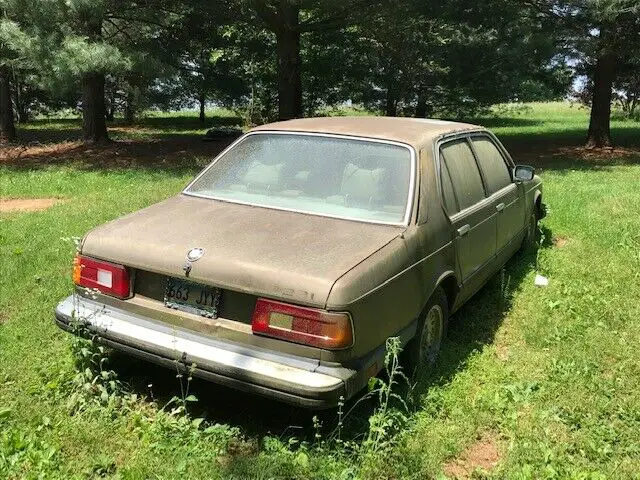 1984 bmw 733i sedan - complete project or parts car - no reserve