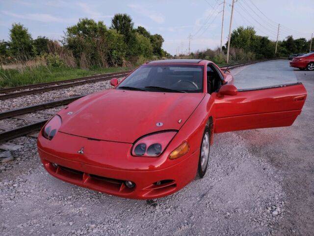1994 mitsubishi 3000 gt coupe red fwd automatic sl