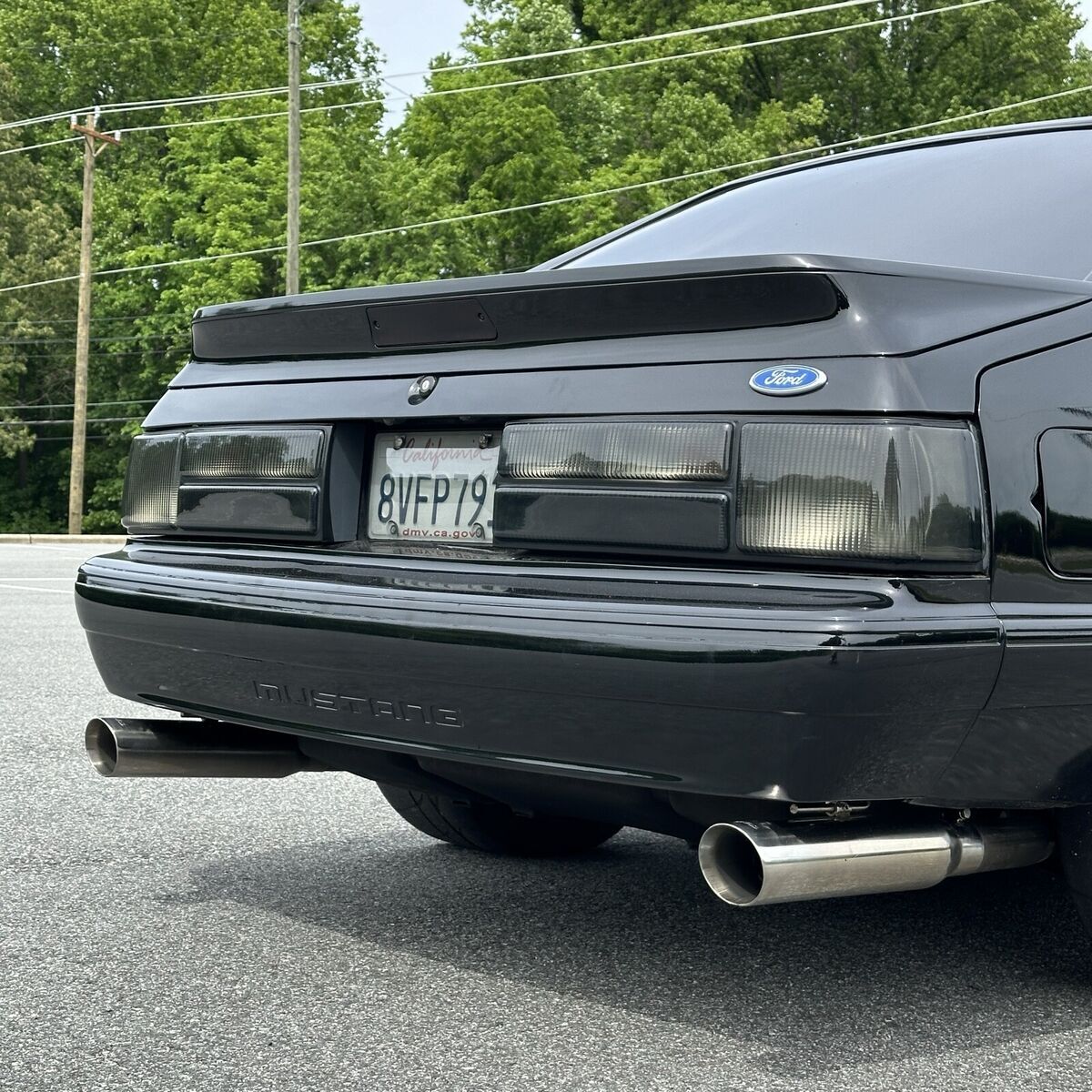 1993 ford mustang black lx 5.0l supercharged