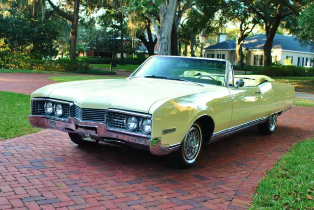 1967 oldsmobile ninety-eight convertible loaded w/ options! runs & drives great!