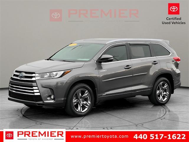 2019 toyota highlander hybrid platinum