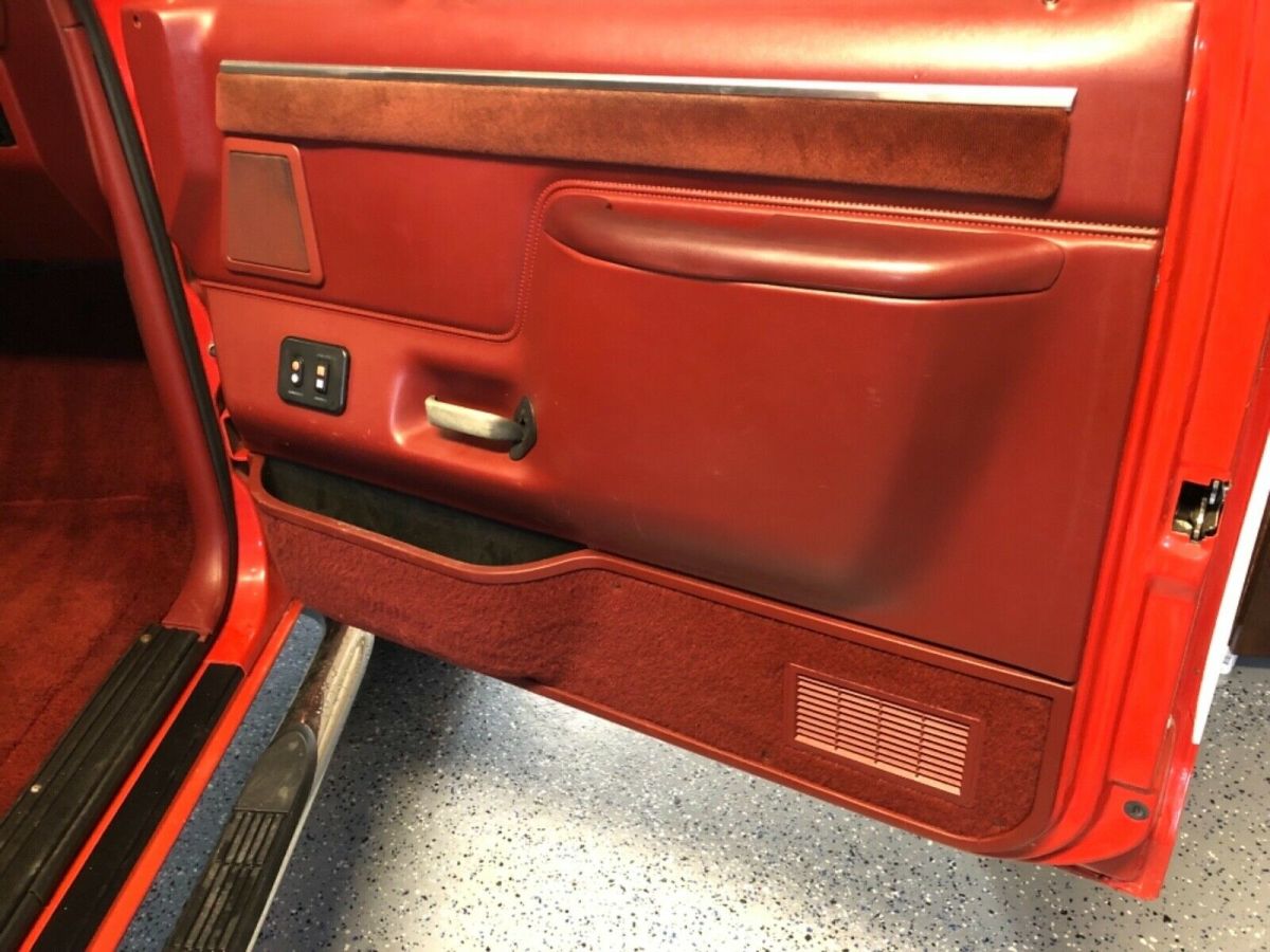 1987 ford xlt lariat 6.9 liter diesel engine 4x4 red cab 4-spd manual trans