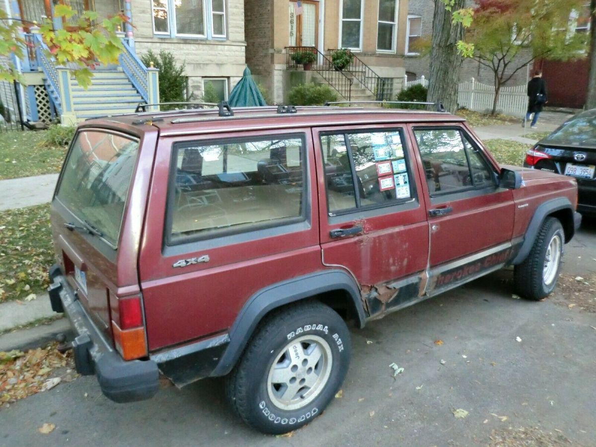 very rare 1985 jeep cherokee chief 2.1 turbo diesel 5 speed 215k 34 mpg no res