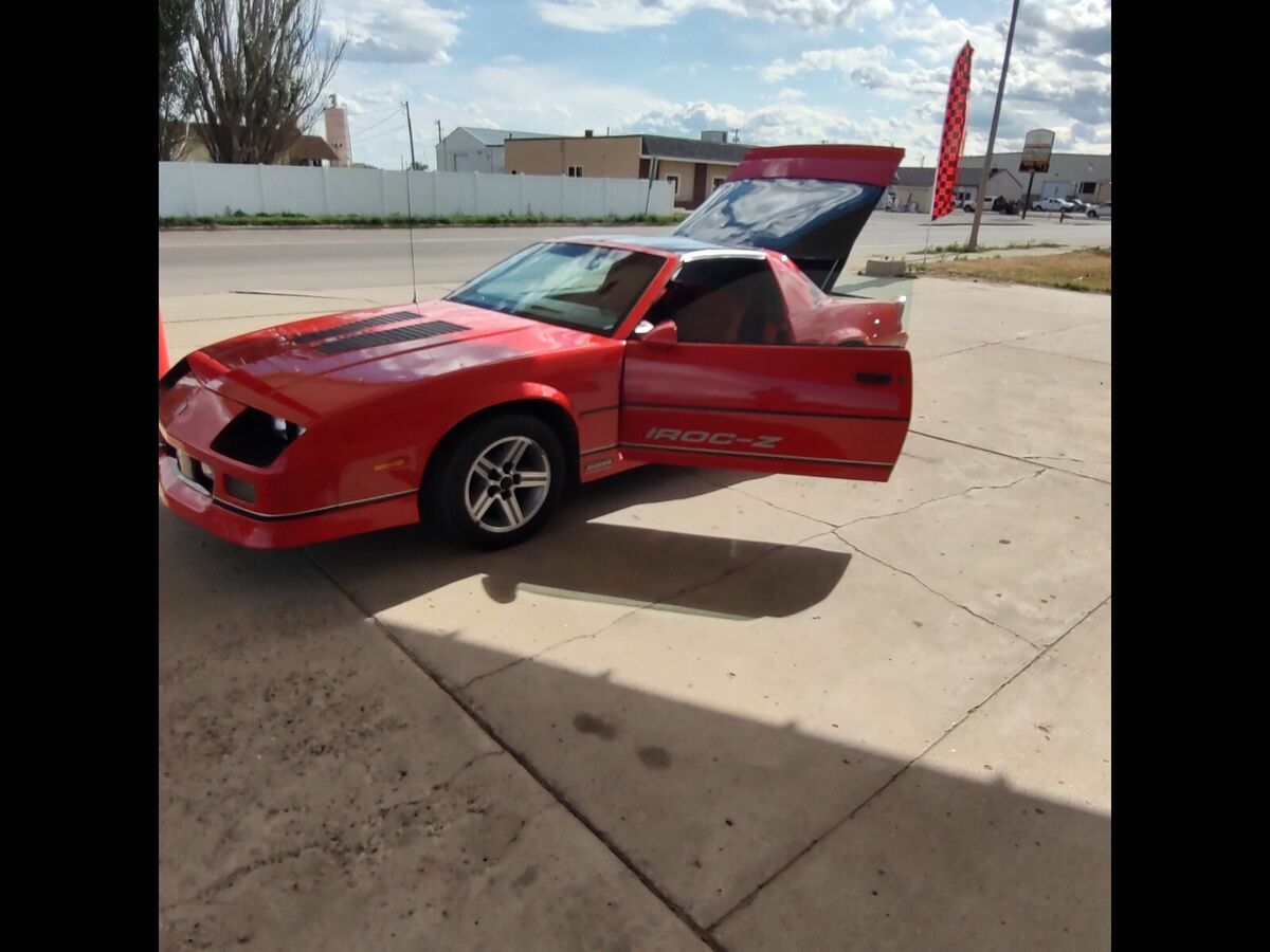 1987 chevrolet camaro z28 iroc-z t-tops 5.7l low miles
