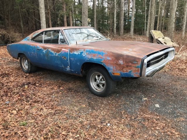 1970 dodge charger rt 440 u code project r/t original paint b5 nr high bid wins