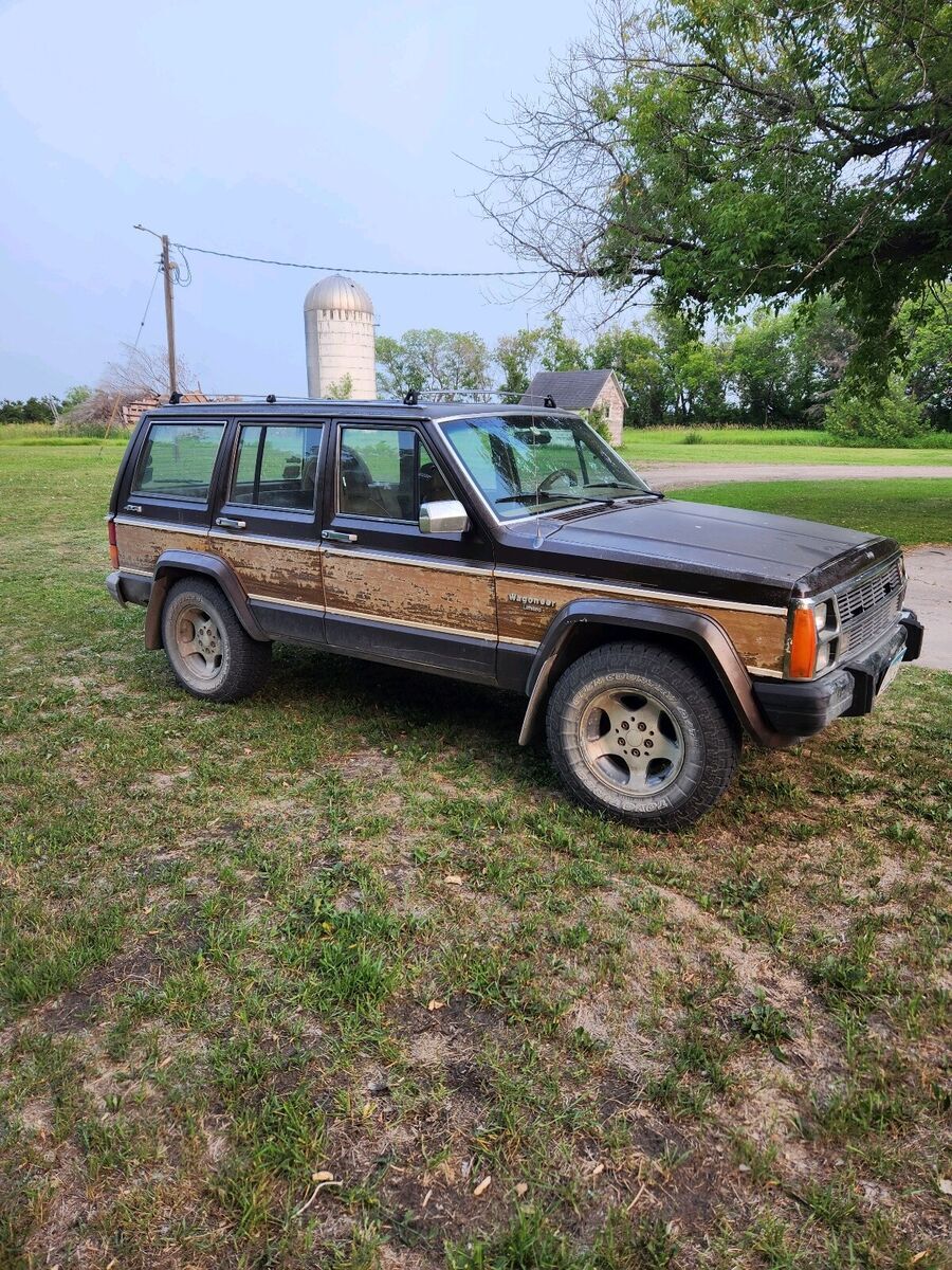 1986 jeep wagoneer suv brown 4wd automatic limited