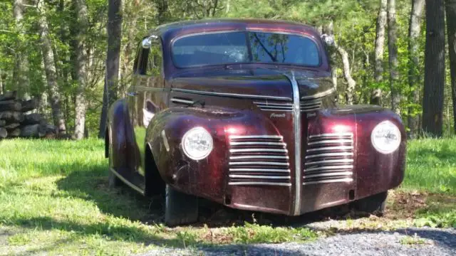 1940 plymouth businessman's coupe chop