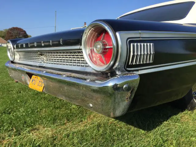 1963 ford galaxie 500xl 352 auto black / white barn find 74,000 original miles