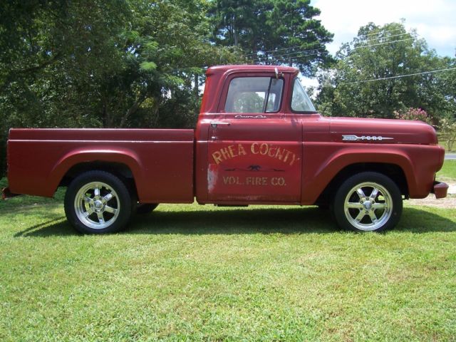 1960 ford f100 short bed v8 orig patina rat rod free shipping w/buy it now
