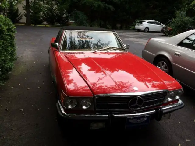 1972 mercedes-benz 350sl 4.5l v8 2 door leather 35000 miles