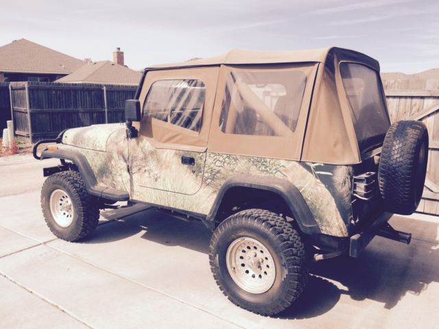 1991 jeep wrangler s sport utility 2-door 2.5l