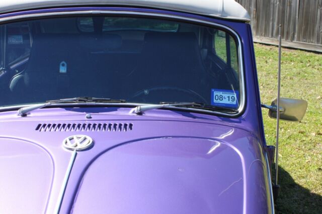 1969 vw convertible, color: plum crazy purple