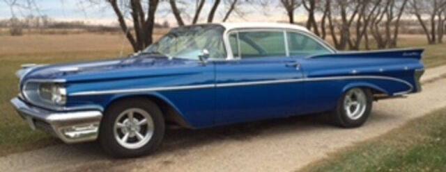1959 pontiac laurentian 283 v8 automatic a/c mag wheels chrome tipped exhaust