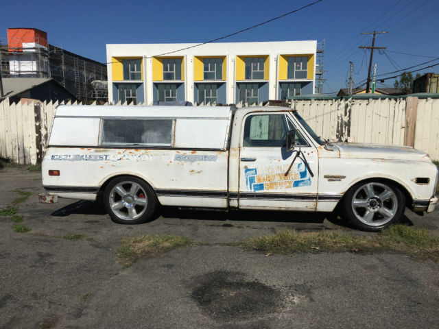 1970 chevrolet c20 true shop truck with 6.0 ls motor swap farm truck patina