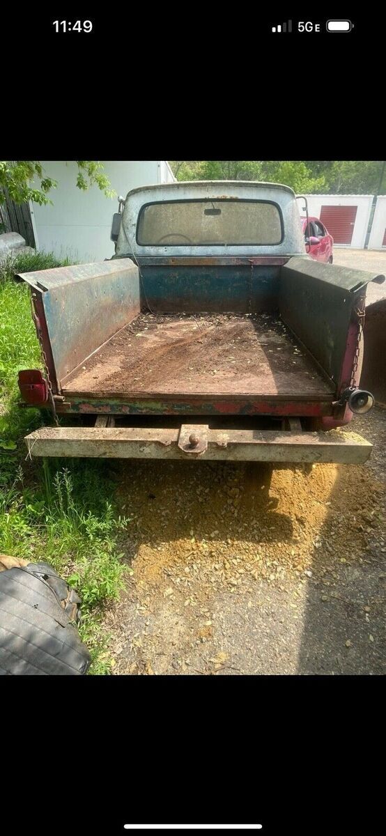1964 ford f100 red