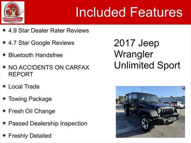 2017 jeep wrangler unlimited sport