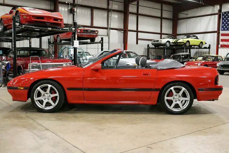 1988 mazda rx-7 64263 miles red convertible 1.3l r2 5-speed manual