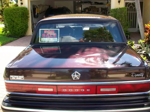 1989 dodge dynasty cream puff, 41984 original miles
