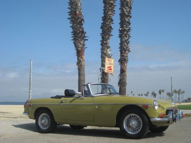 1973 mgb roadster ***california car~rust free~original paint***