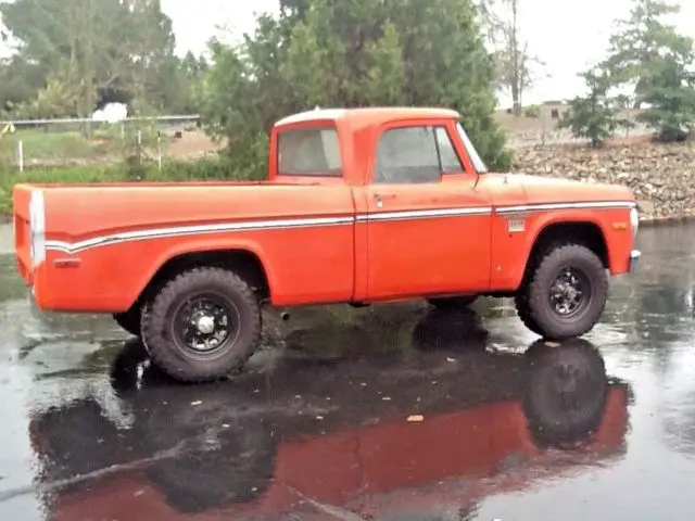 1971 d100 custom shortbed sweptline original survivor power wagon