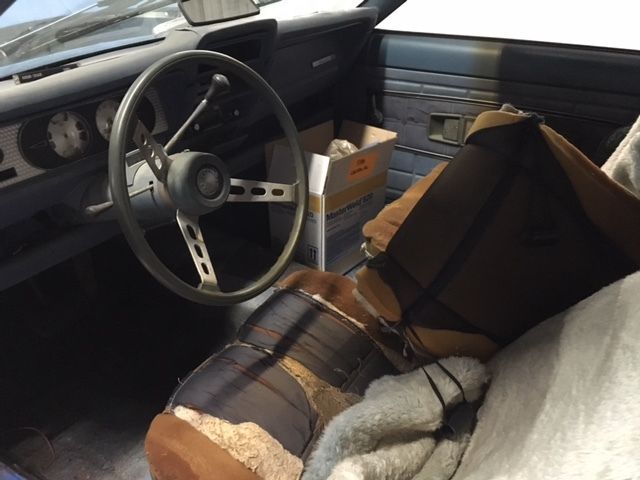 1973 amc gremlin x maxi blue with levi interior