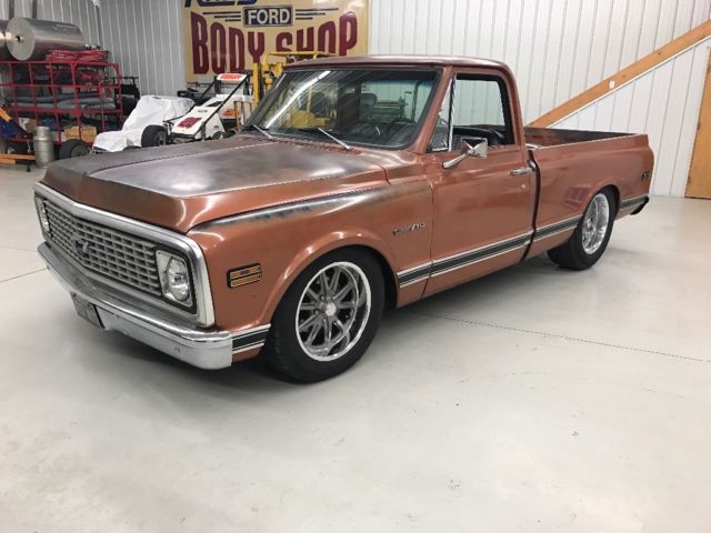 1972 chevy c10 original paint patina short bed pickup