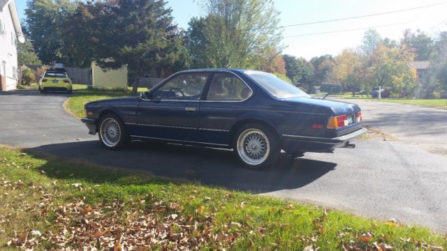 1985 bmw 635csi euro 5 speed dog leg, slick top