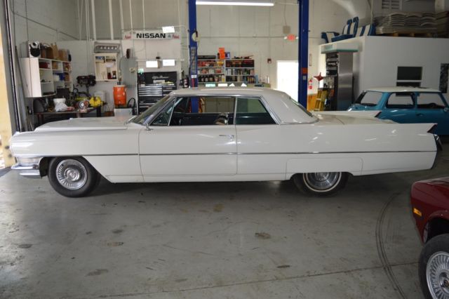 1964 cadillac coupe de ville white great deal!