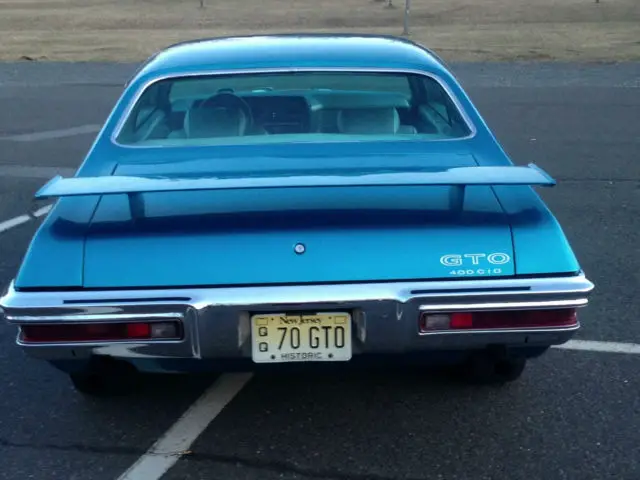 1970 pontiac gto 2 door coupe, blue