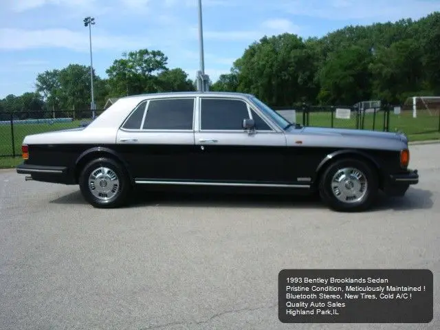 1993 bentley brooklands sedan two-tone new tires new brakes incredible value