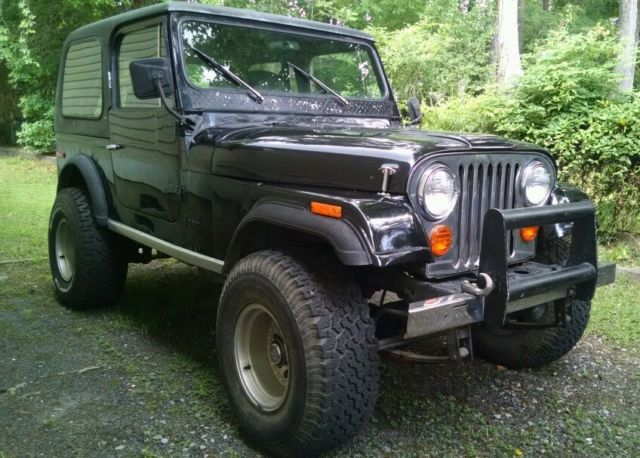 1980 jeep cj7 - v8 - hardtop - cd/mp3 - 33" tires