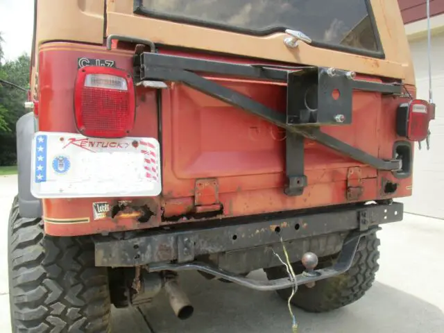 jeep cj-7 golden eagle hardtop v6 automatic with quadratrac needs restoration