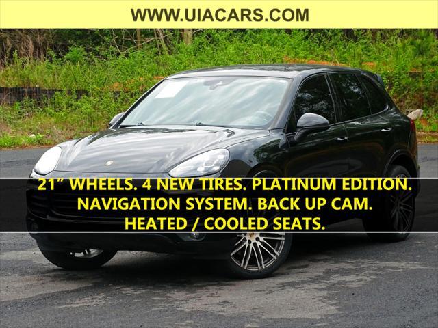 2017 porsche cayenne platinum edition