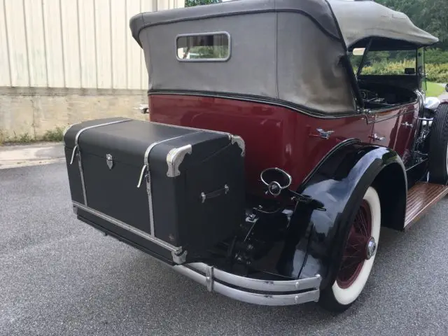 1928 cadillac lasalle series 303 phaeton open touring car v8 dual side mounts