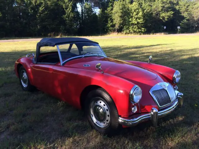 1956 mga red on black driver quality convertible