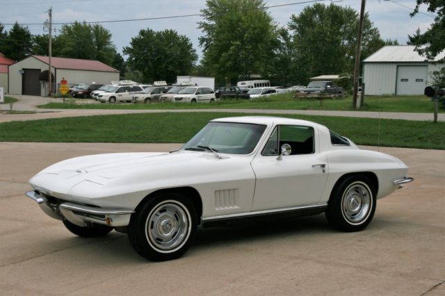 1967 corvette coupe factory ac #'s matching 300hp 4 speed protecto plate