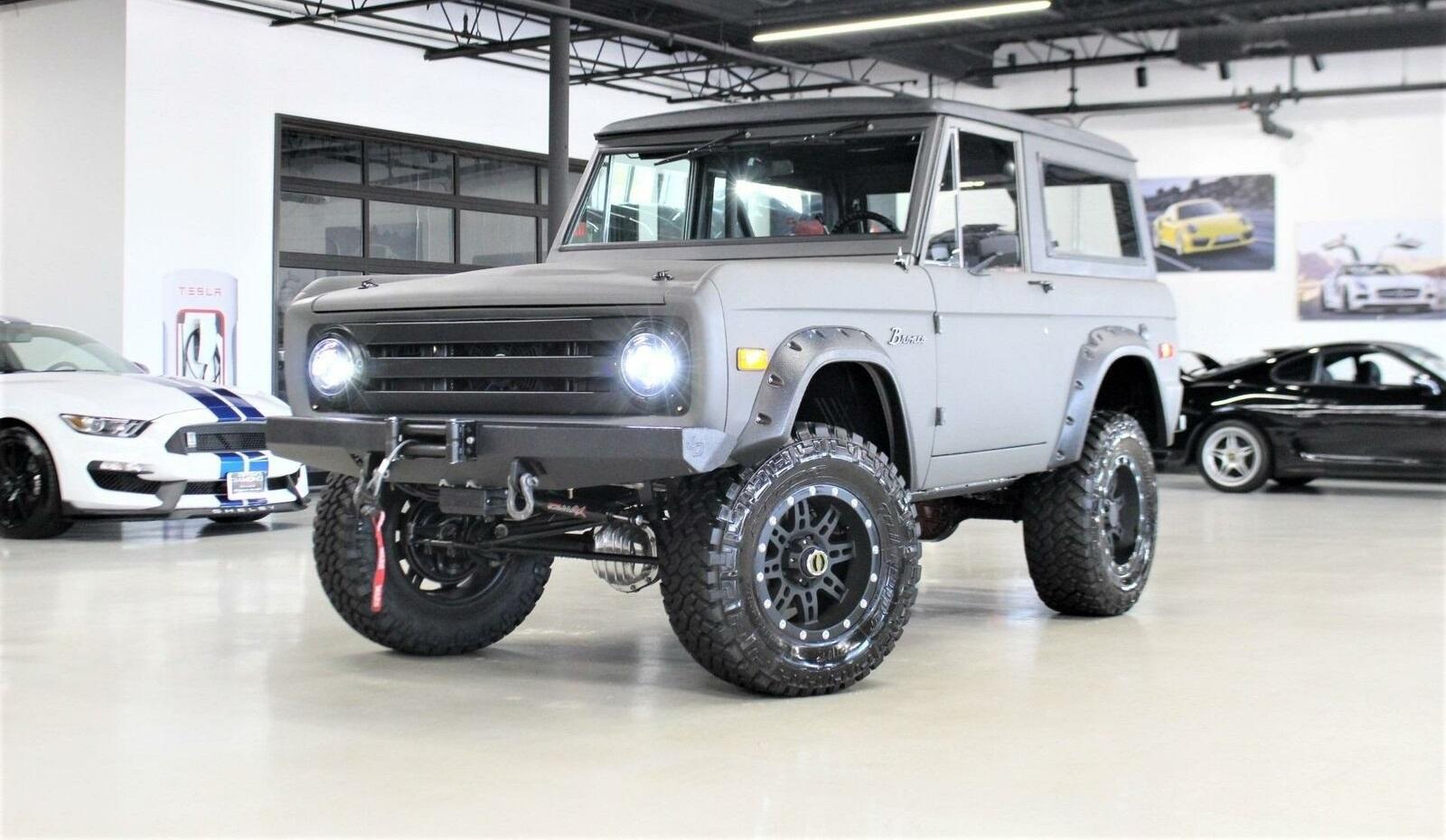 1975 ford bronco 4x4 body build with 95% brand new parts modern upgrades